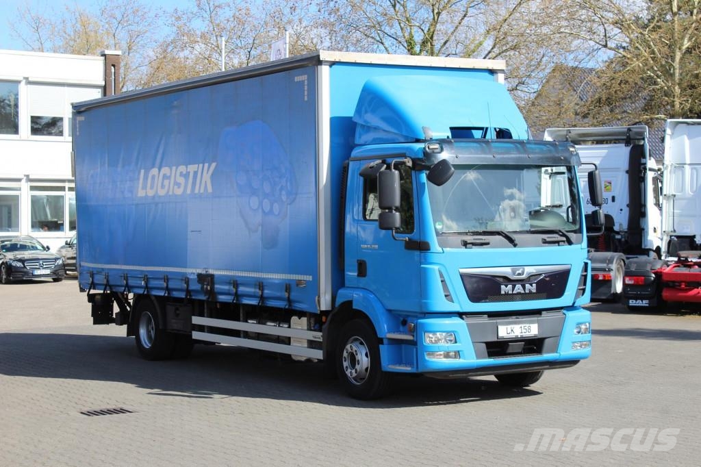 MAN TGM 15.290 E6 Schiebeplane ACC LBW AHK Ciężarówki firanki