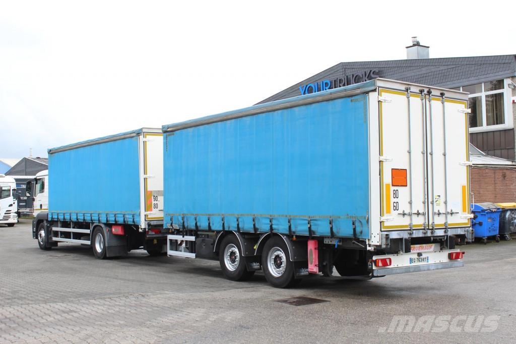 MAN TGS 18.440 Plane Zug Schlafplatz AHK Retarder Camión con caja abierta