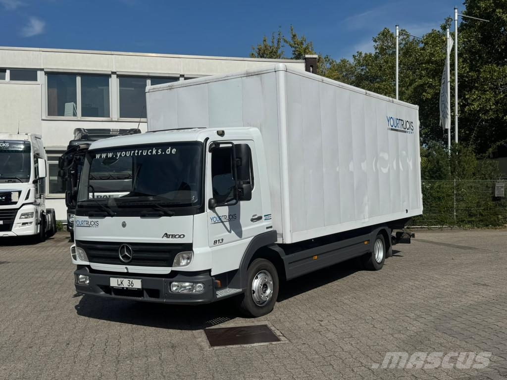 Mercedes-Benz Atego 813 E5 Koffer 6m Schalter Ladebordwand Skåpbilar