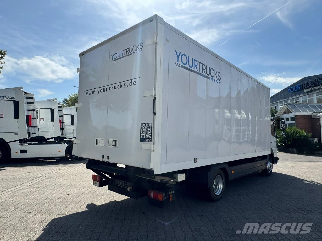 Mercedes-Benz Atego 813 E5 Koffer 6m Schalter Ladebordwand Skåpbilar