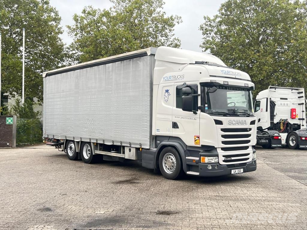 Scania R 490 Plane-Jumbo Retarder Edscha LBW Lenkachse Kapellbil