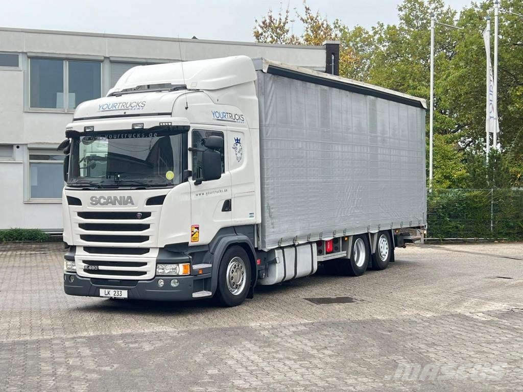 Scania R 490 Plane-Jumbo Retarder Edscha LBW Lenkachse その他トラック