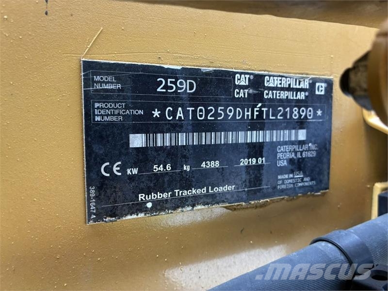 CAT 259D Minilæsser - skridstyret