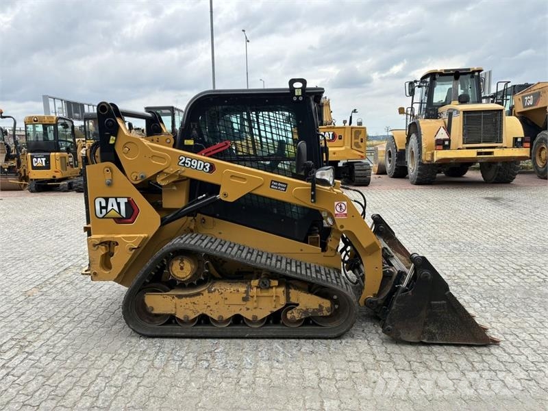CAT 259D3 Minilæsser - skridstyret