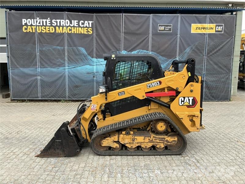CAT 259D3 Minilæsser - skridstyret