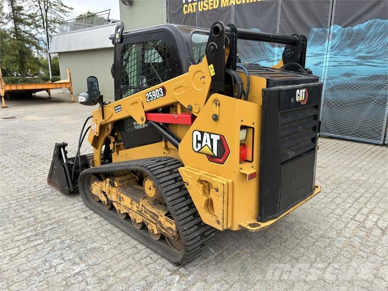 CAT 259D3 Minilæsser - skridstyret