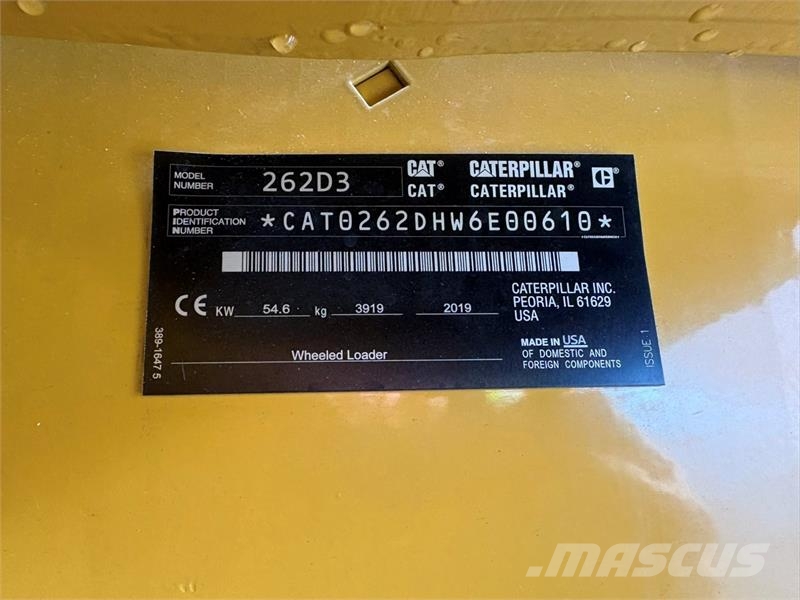 CAT 262D3 لوادر انزلاقية التوجيه