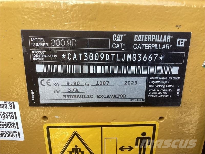 CAT 300.9D Mini rýpadla < 7t