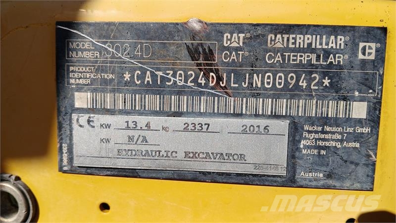 CAT 302.4D Mini rýpadla < 7t