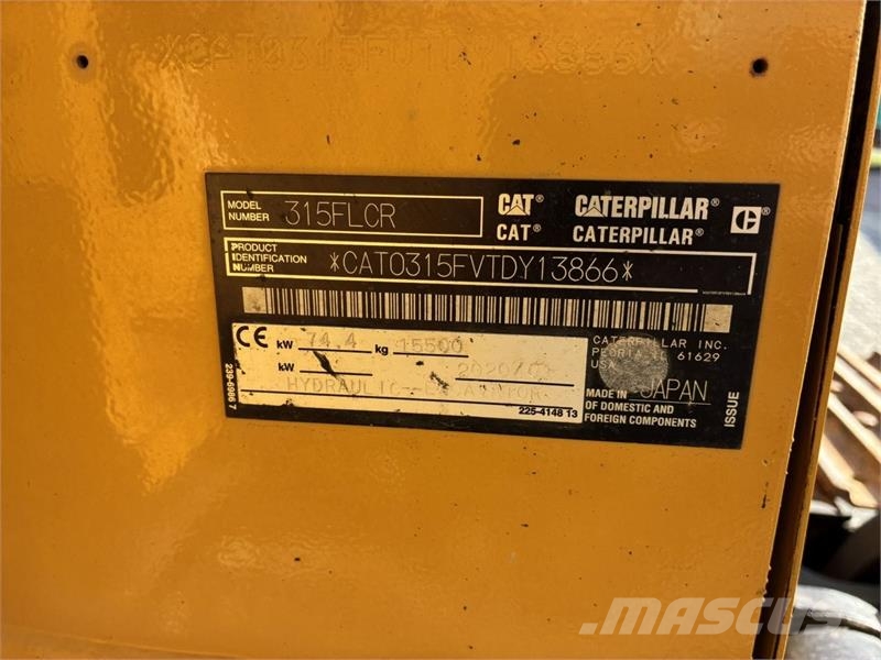 CAT 315F CR Roomikekskavaatorid