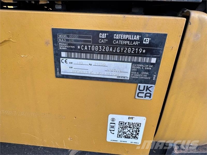 CAT 320 GC Pásové rýpadlá