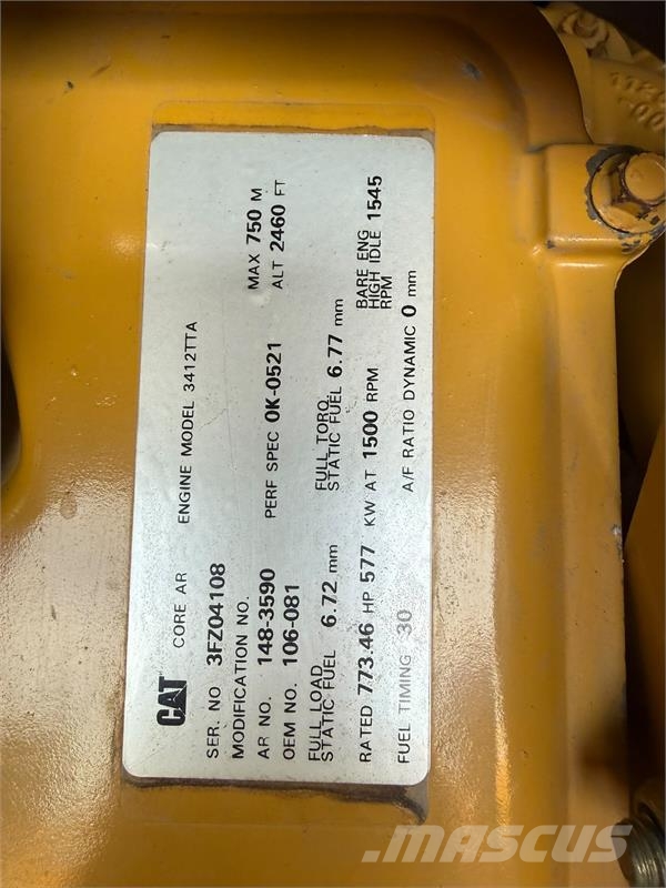 CAT 3412 E معدات البناء - غير ذلك