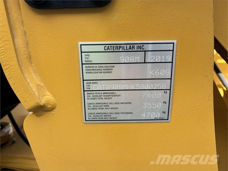 CAT 908M Palas cargadoras
