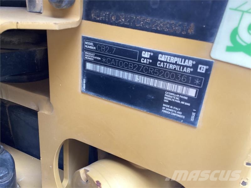 CAT CB2.7 Twin drum rollers