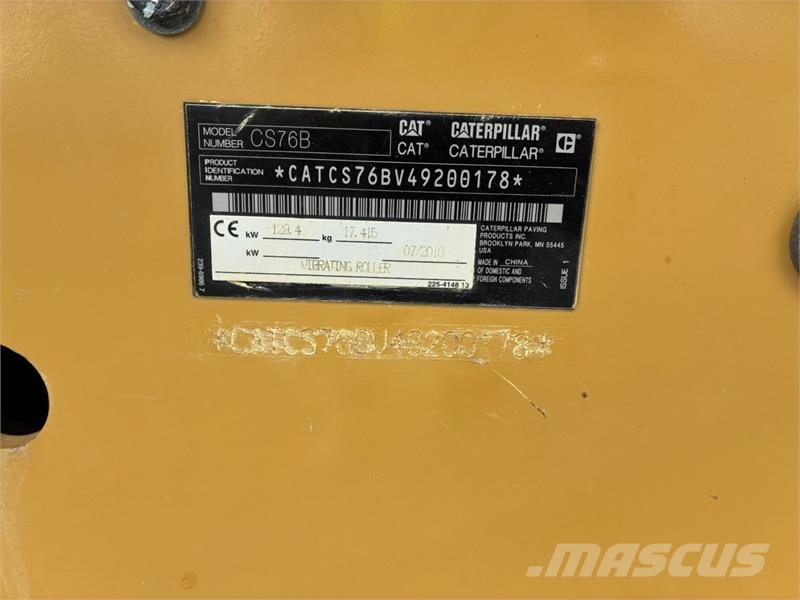 CAT CS76B ضاغطات التربة