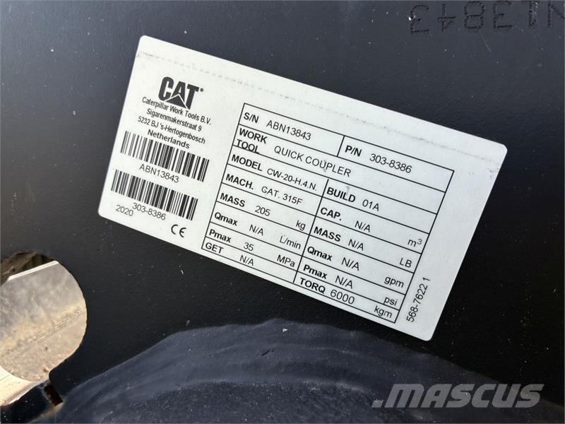 CAT CW20H Quick connectors