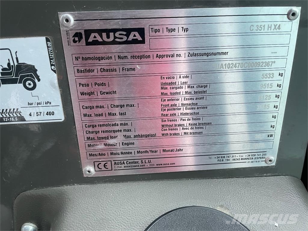 Ausa C351HX4 Φορτηγά ανώμαλου εδάφους
