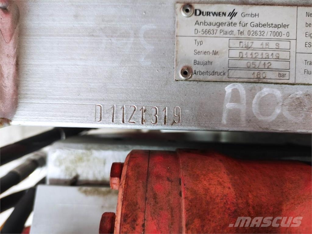 Durwen DUZ 15S (Drehbar 360° endlos + Seitenschieber) Enfardadeiras
