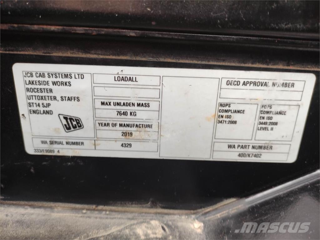 JCB 525-60 Hi Viz 텔러 핸들러