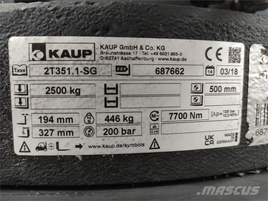 Kaup 2T351.1-SG Manutention - Autres