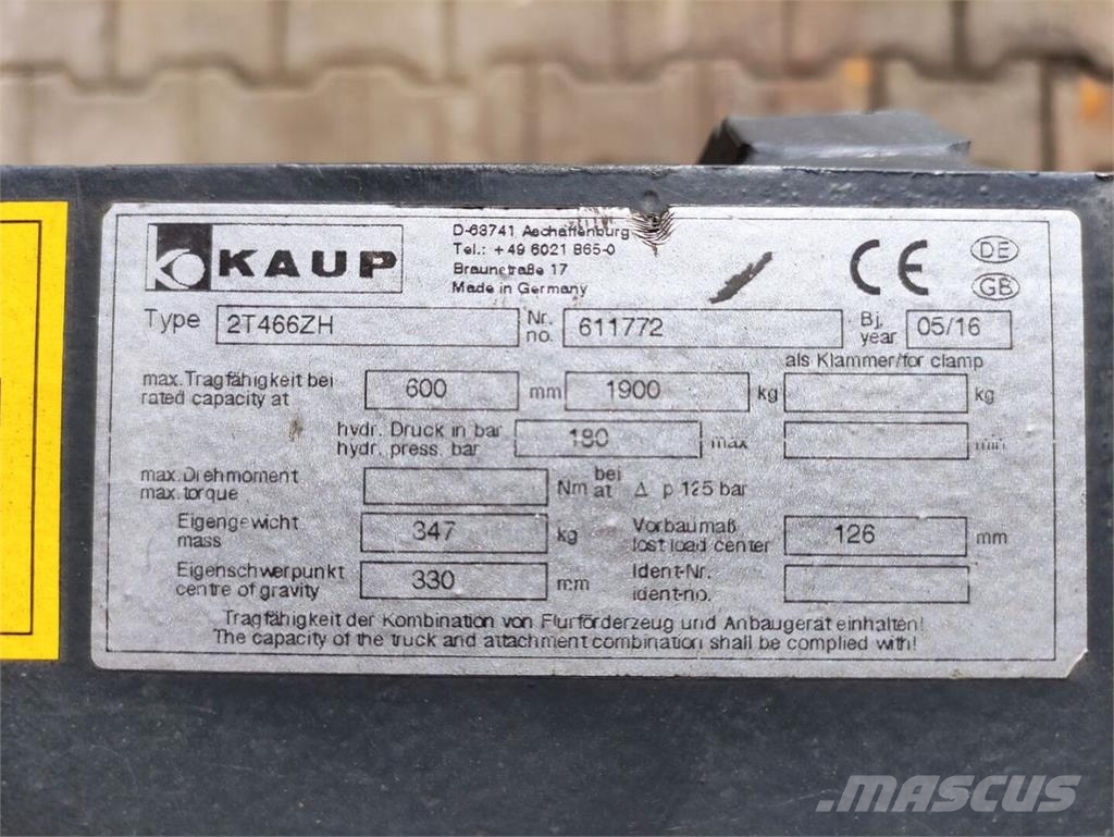 Kaup 2T466ZH Sonstige Flurförderzeuge