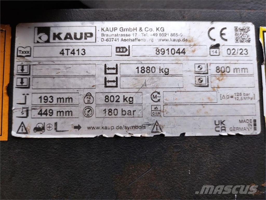 Kaup 4T413 (mit Seitenschieber) Enfardadeiras