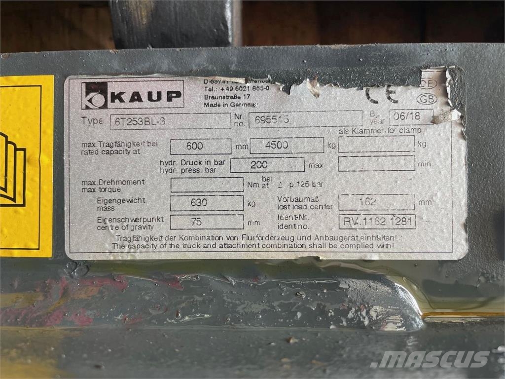 Kaup 6T253BL-3 Sonstige Flurförderzeuge