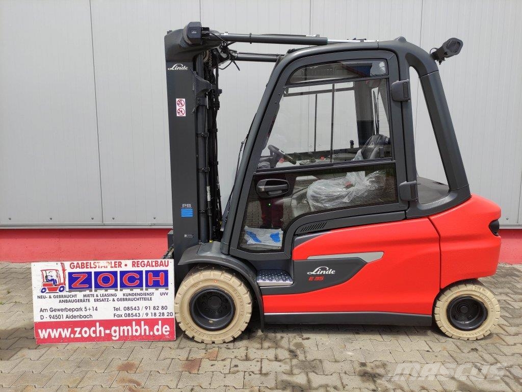 Linde E35L-01-1252 شاحنات ذات رافعات شوكية تعمل بالكهرباء