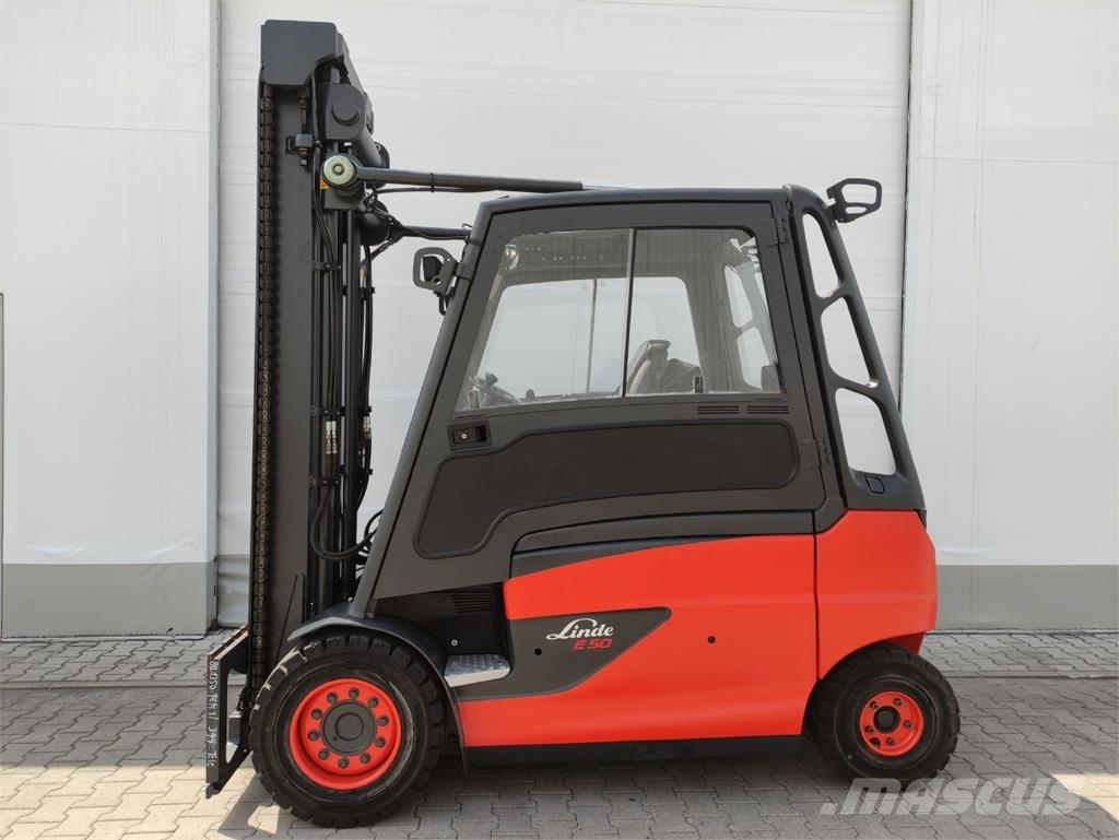 Linde E50 HL-01/600 شاحنات ذات رافعات شوكية تعمل بالكهرباء