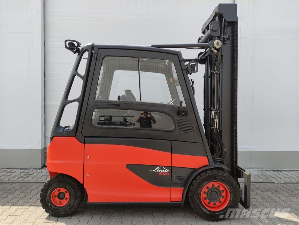 Linde E50 HL-01/600 شاحنات ذات رافعات شوكية تعمل بالكهرباء