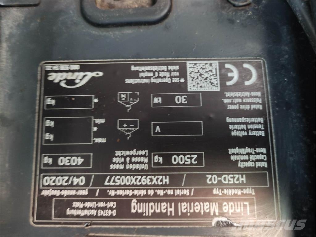 Linde H25D-02-392 EVO Diesel forklifts
