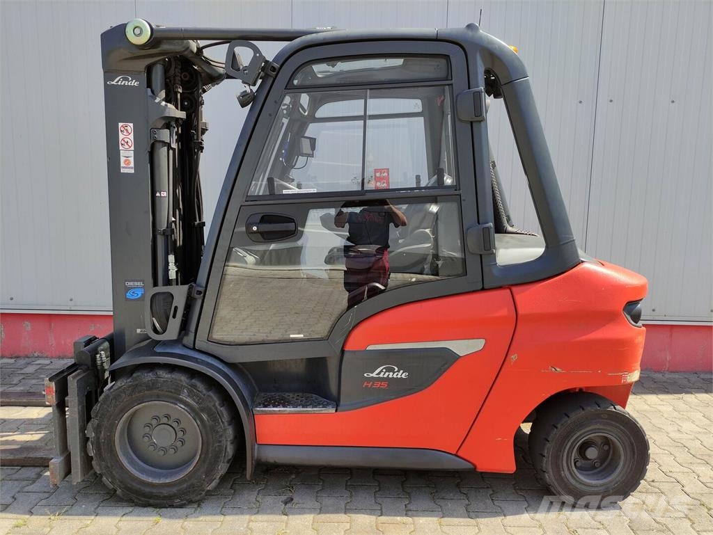 Linde H35D-01-1202 디젤 지게차
