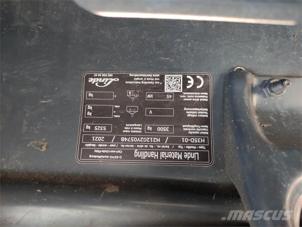 Linde H35D-01-1202 디젤 지게차