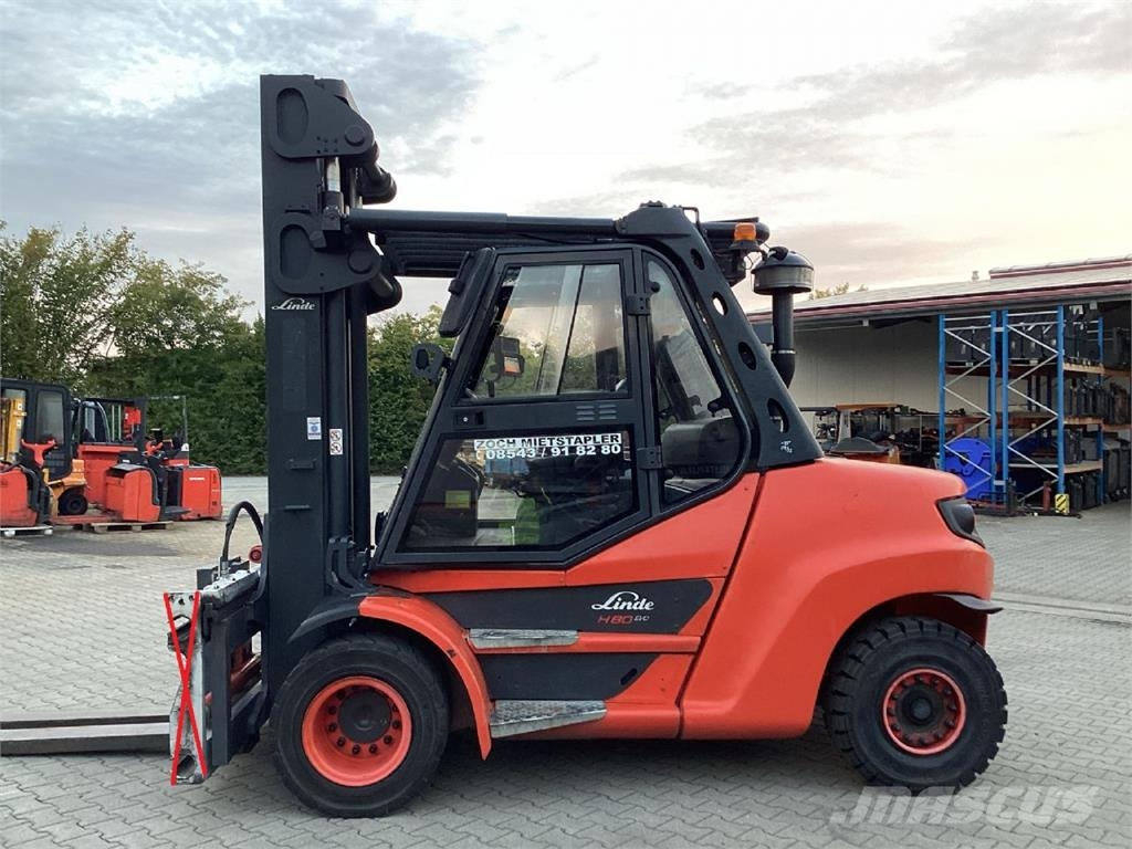 Linde H80D-03/900-396EVO Diesel gaffeltrucks