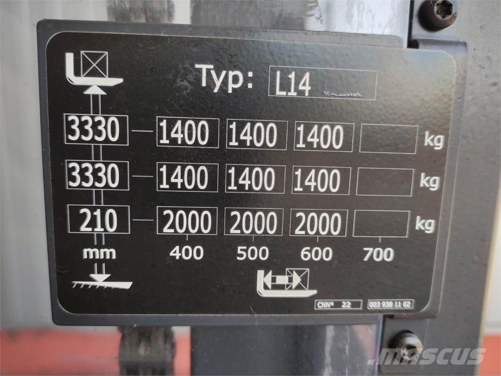 Linde L14i-1173 ウォーキンフォークリフト