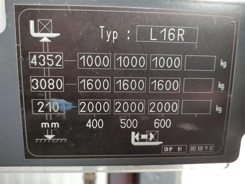 Linde L16R i Manipulácia s materiálom - ostatné