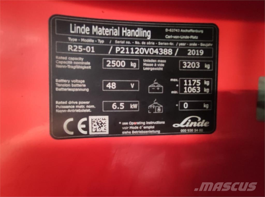 Linde R25-01/1120 前移式叉车