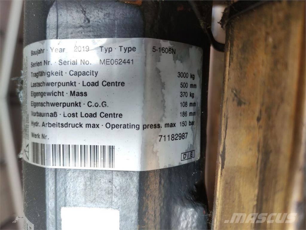 Meyer 5-1606N (+Drehgerät 360° endlos) معدات المواد - غير ذلك