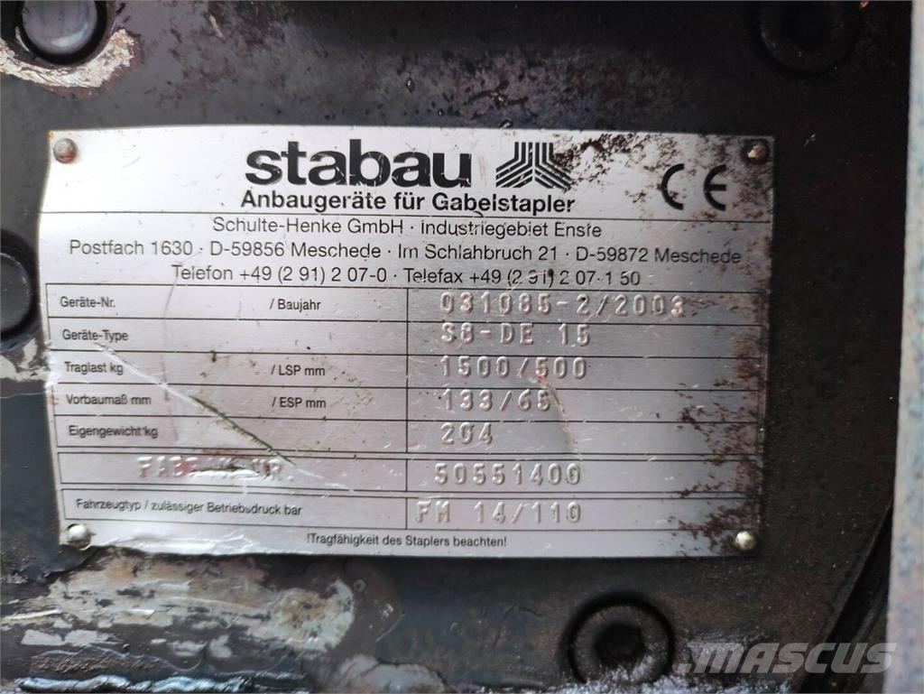 Stabau S8-DE 15 (360° endlos) Χειρισμός Υλικών - Άλλα